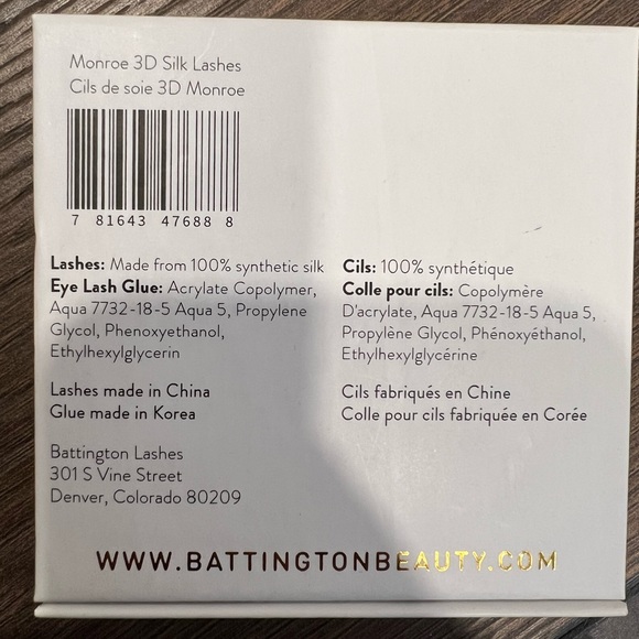 Battington Monroe 3D Silk lashes - Picture 2 of 2